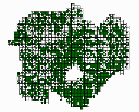 distribution map